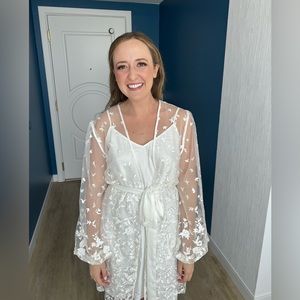 Le Rose Floral Robe & Slip